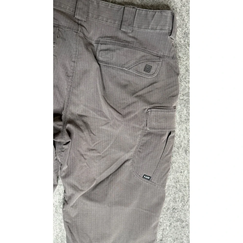 5.11‎ Tactical Mens Ripstop Cargo Pants Charcoal Grey 36x30 Work Outdoor 12A-7